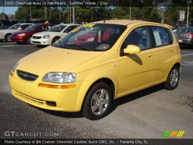 2005 Chevrolet Aveo LS Hatchback in Summer Yellow