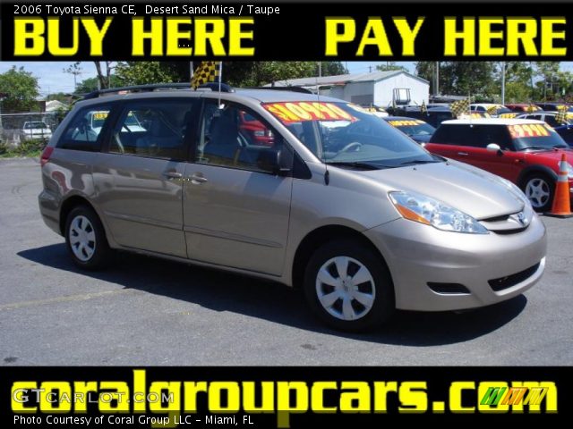 2006 Toyota Sienna CE in Desert Sand Mica