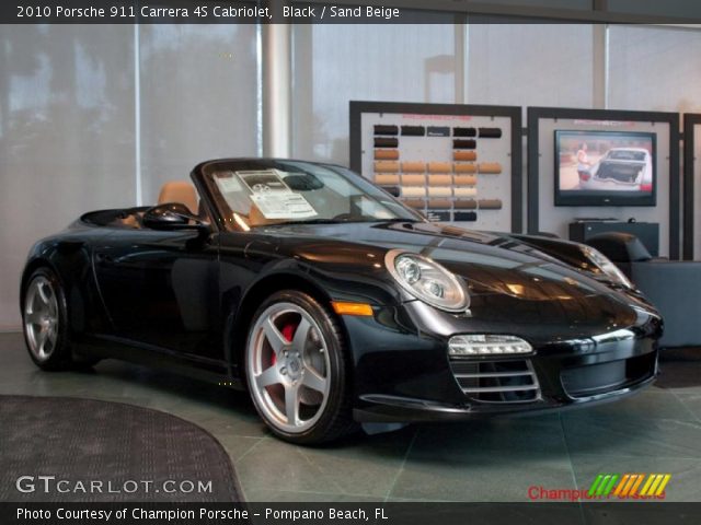 2010 Porsche 911 Carrera 4S Cabriolet in Black