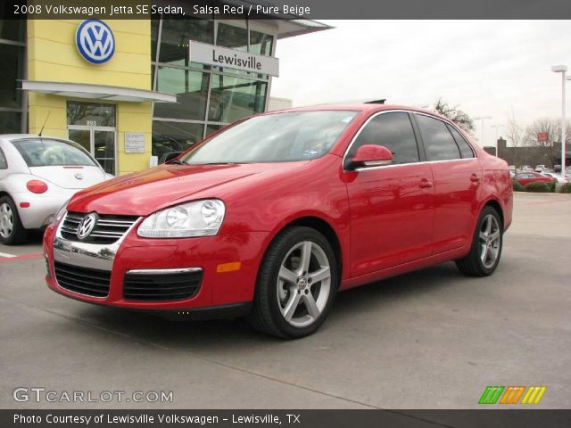 2008 Volkswagen Jetta SE Sedan in Salsa Red