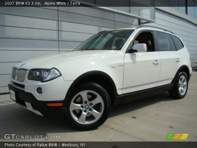 2007 BMW X3 3.0si in Alpine White