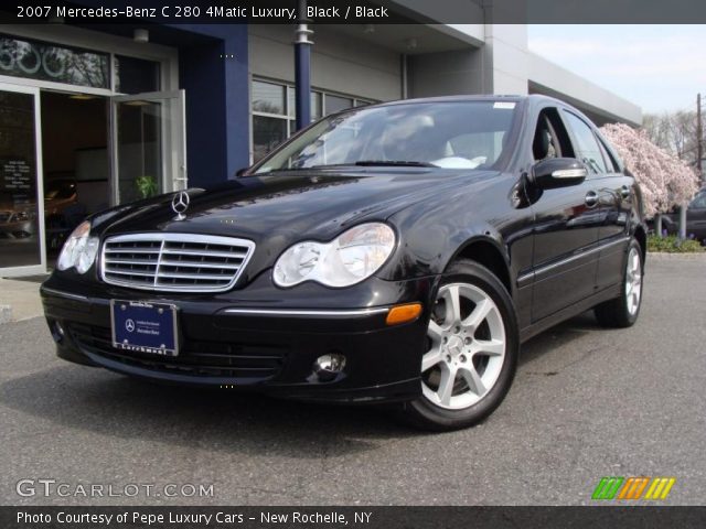 2007 Mercedes-Benz C 280 4Matic Luxury in Black