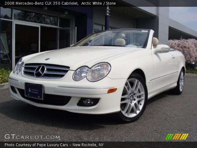 2008 Mercedes-Benz CLK 350 Cabriolet in Arctic White