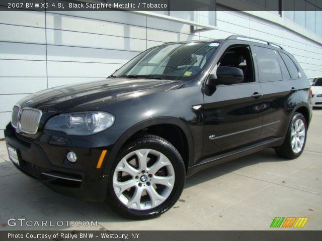 2007 BMW X5 4.8i in Black Sapphire Metallic