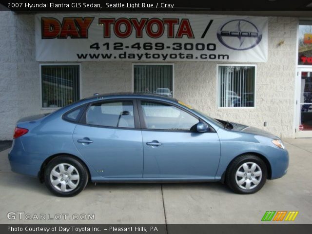 2007 Hyundai Elantra GLS Sedan in Seattle Light Blue