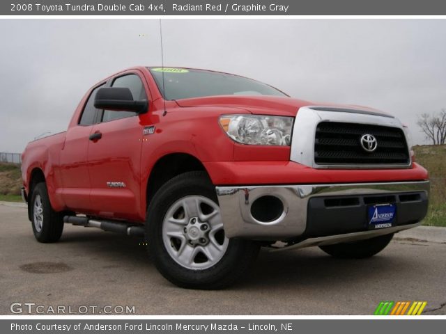 2008 Toyota Tundra Double Cab 4x4 in Radiant Red