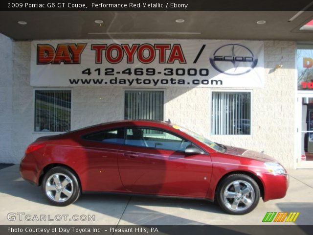 2009 Pontiac G6 GT Coupe in Performance Red Metallic