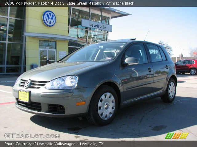 2008 Volkswagen Rabbit 4 Door in Sage Green Metallic