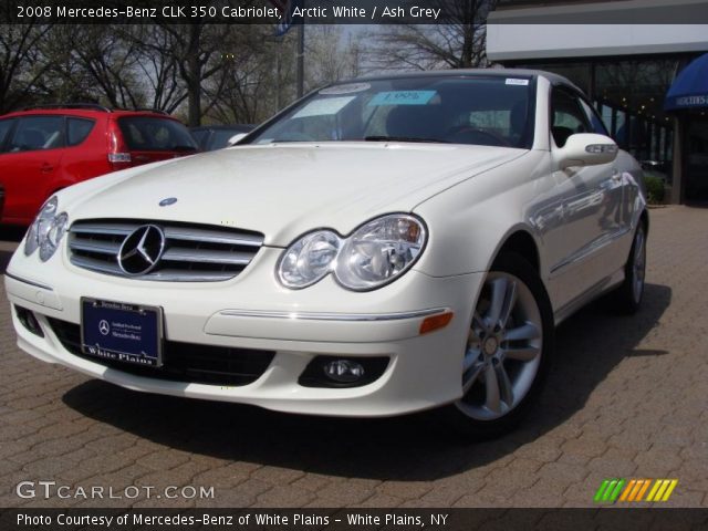2008 Mercedes clk350 convertible white #3