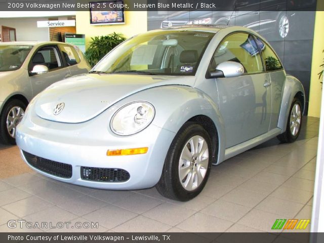 2009 Volkswagen New Beetle 2.5 Coupe in Heaven Blue Metallic
