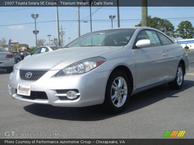 2007 Toyota Solara SE Coupe in Titanium Metallic