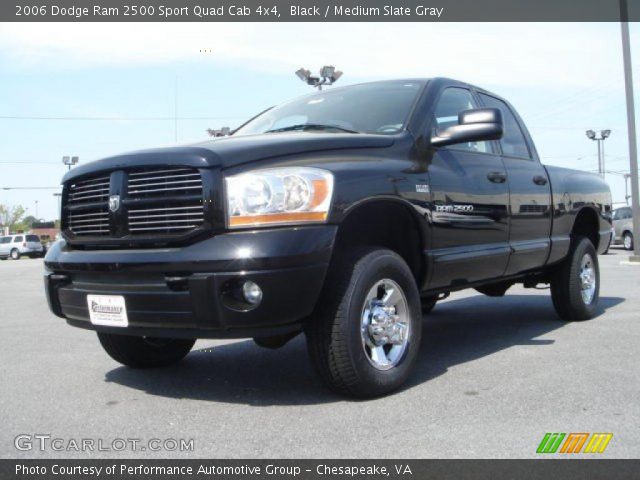 2006 Dodge Ram 2500 Sport Quad Cab 4x4 in Black