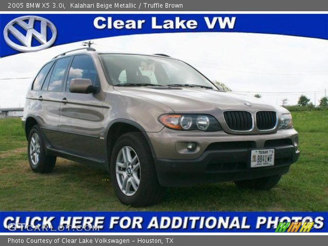2005 BMW X5 3.0i in Kalahari Beige Metallic