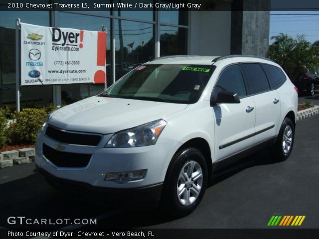 2010 Chevrolet Traverse LS in Summit White