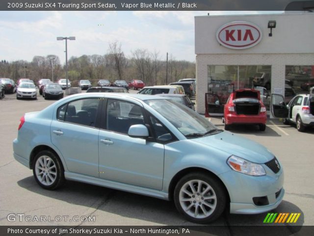 2009 Suzuki SX4 Touring Sport Sedan in Vapor Blue Metallic