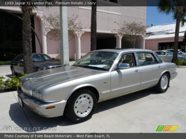 1999 Jaguar XJ Vanden Plas in Platinum Metallic