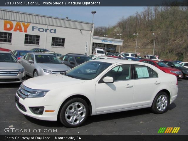 2010 Ford Fusion SE in White Suede