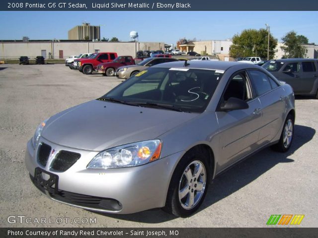 2008 Pontiac G6 GT Sedan in Liquid Silver Metallic