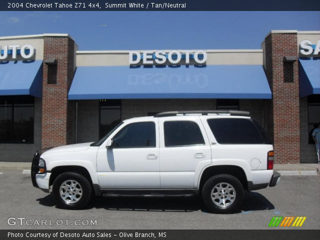 2004 Chevrolet Tahoe Z71 4x4 in Summit White