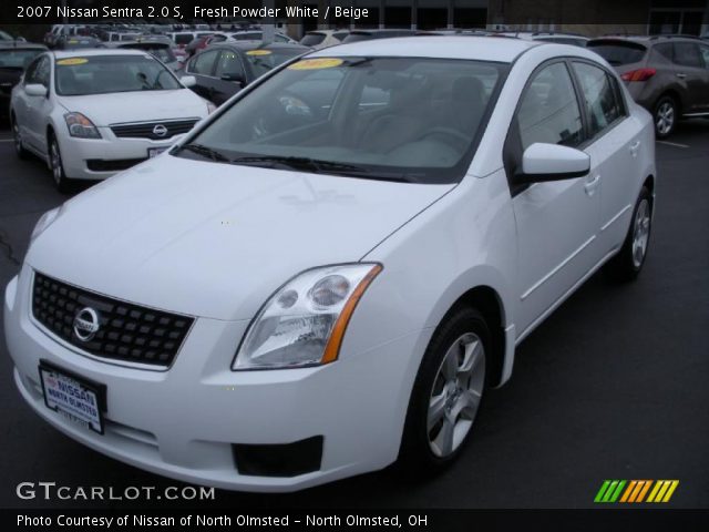 2007 Nissan Sentra 2.0 S in Fresh Powder White