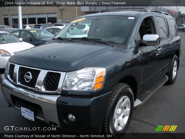 2004 Nissan Armada LE 4x4 in Deep Water Blue Metallic