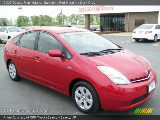 2007 Toyota Prius Hybrid in Barcelona Red Metallic