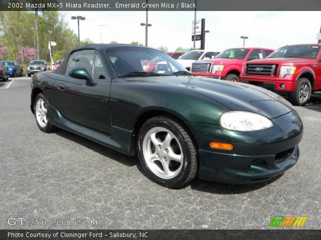 2002 Mazda MX-5 Miata Roadster in Emerald Green Mica