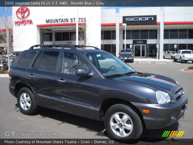2005 Hyundai Santa Fe LX 3.5 4WD in Moonlit Blue