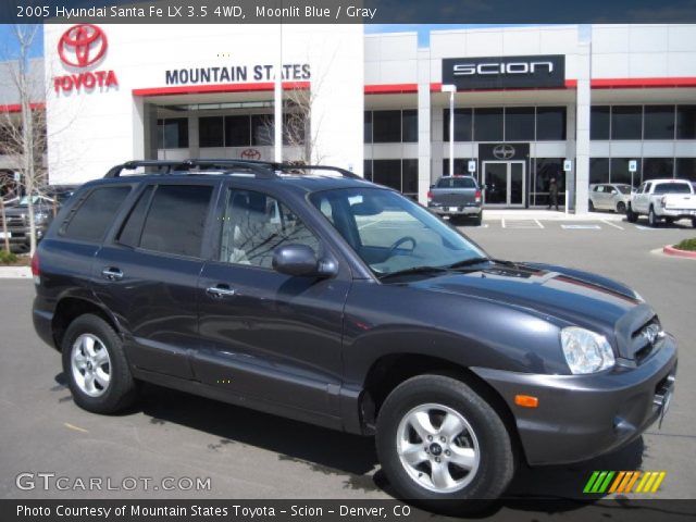 2005 Hyundai Santa Fe LX 3.5 4WD in Moonlit Blue