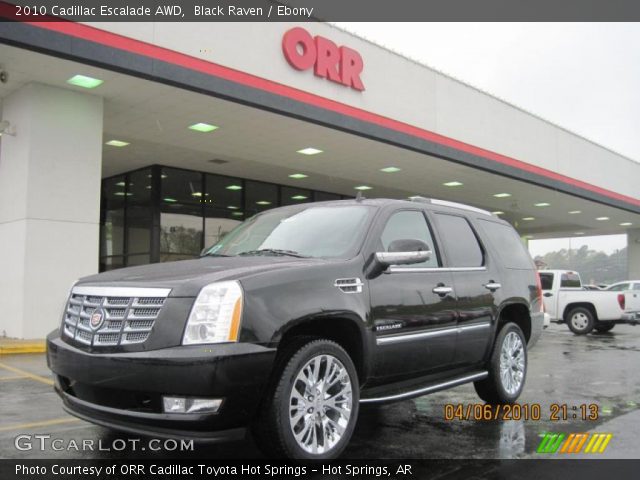 2010 Cadillac Escalade AWD in Black Raven