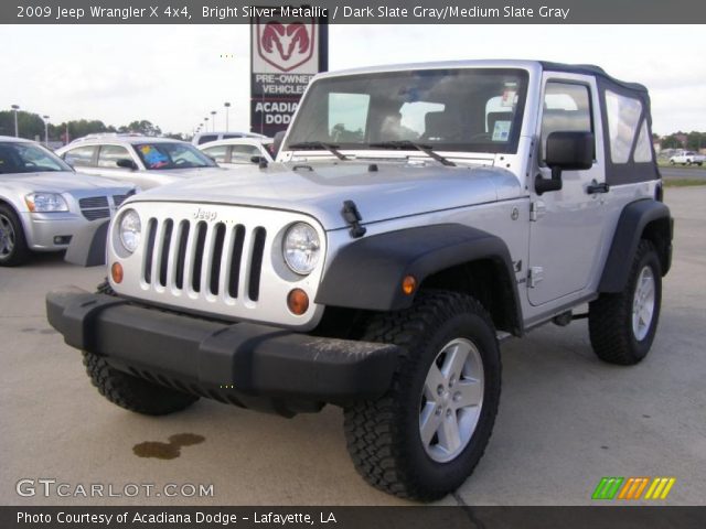 2009 Jeep Wrangler X 4x4 in Bright Silver Metallic