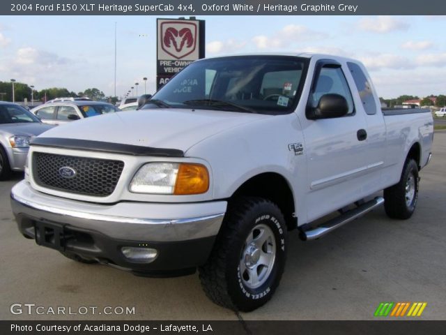 2004 Ford F150 XLT Heritage SuperCab 4x4 in Oxford White