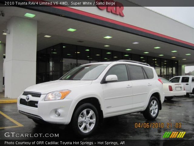 2010 Toyota RAV4 Limited V6 4WD in Super White