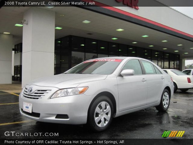 2008 Toyota Camry LE in Classic Silver Metallic