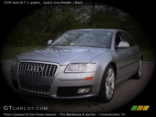 2008 Audi S8 5.2 quattro in Quartz Grey Metallic