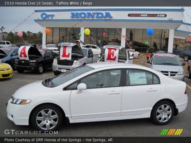 2010 Honda Civic LX Sedan in Taffeta White
