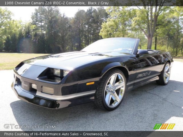 1988 Chevrolet Camaro Z28 IROC-Z Convertible in Black