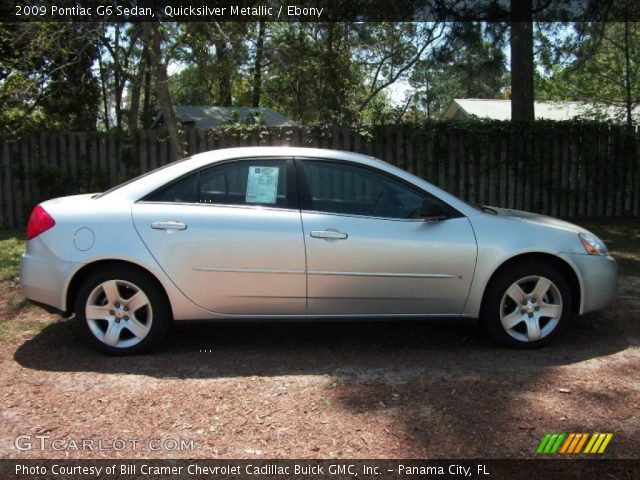 2009 Pontiac G6 Sedan in Quicksilver Metallic