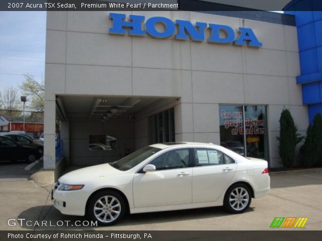 2007 Acura TSX Sedan in Premium White Pearl