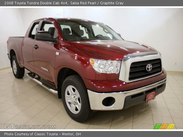 2008 Toyota Tundra Double Cab 4x4 in Salsa Red Pearl