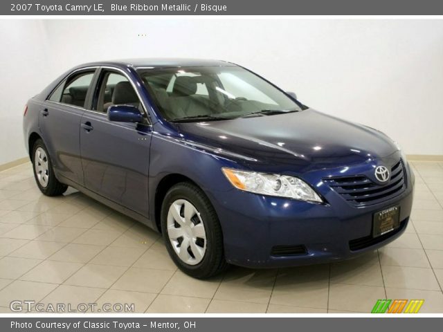 2007 Toyota Camry LE in Blue Ribbon Metallic