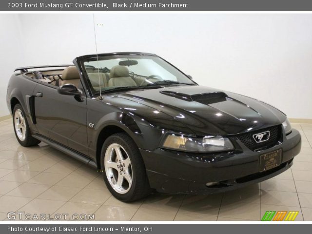 2003 Ford Mustang GT Convertible in Black