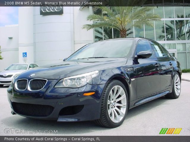 2008 BMW M5 Sedan in Monaco Blue Metallic