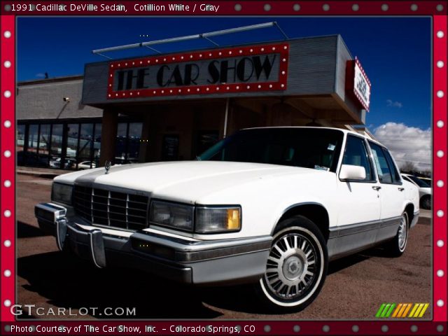 1991 Cadillac DeVille Sedan in Cotillion White