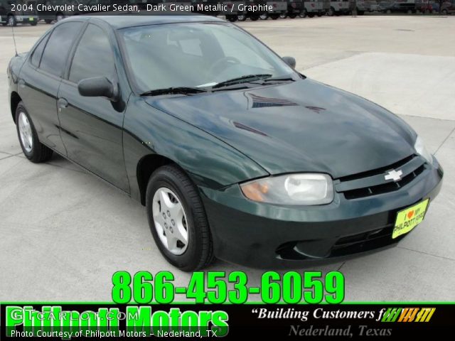 2004 Chevrolet Cavalier Sedan in Dark Green Metallic