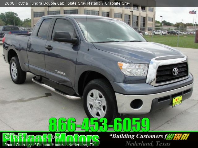 2008 Toyota Tundra Double Cab in Slate Gray Metallic