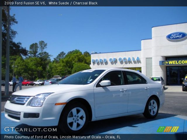 2009 Ford Fusion SE V6 in White Suede