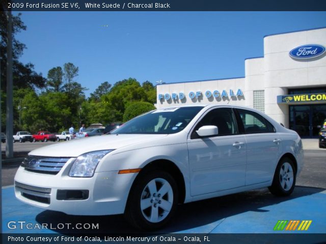 2009 Ford Fusion SE V6 in White Suede