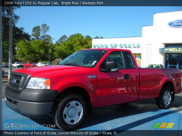 2006 Ford F150 XL Regular Cab in Bright Red