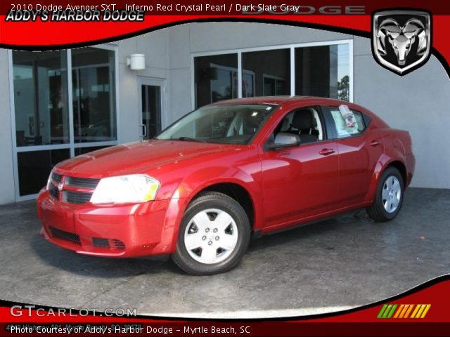 2010 Dodge Avenger SXT in Inferno Red Crystal Pearl